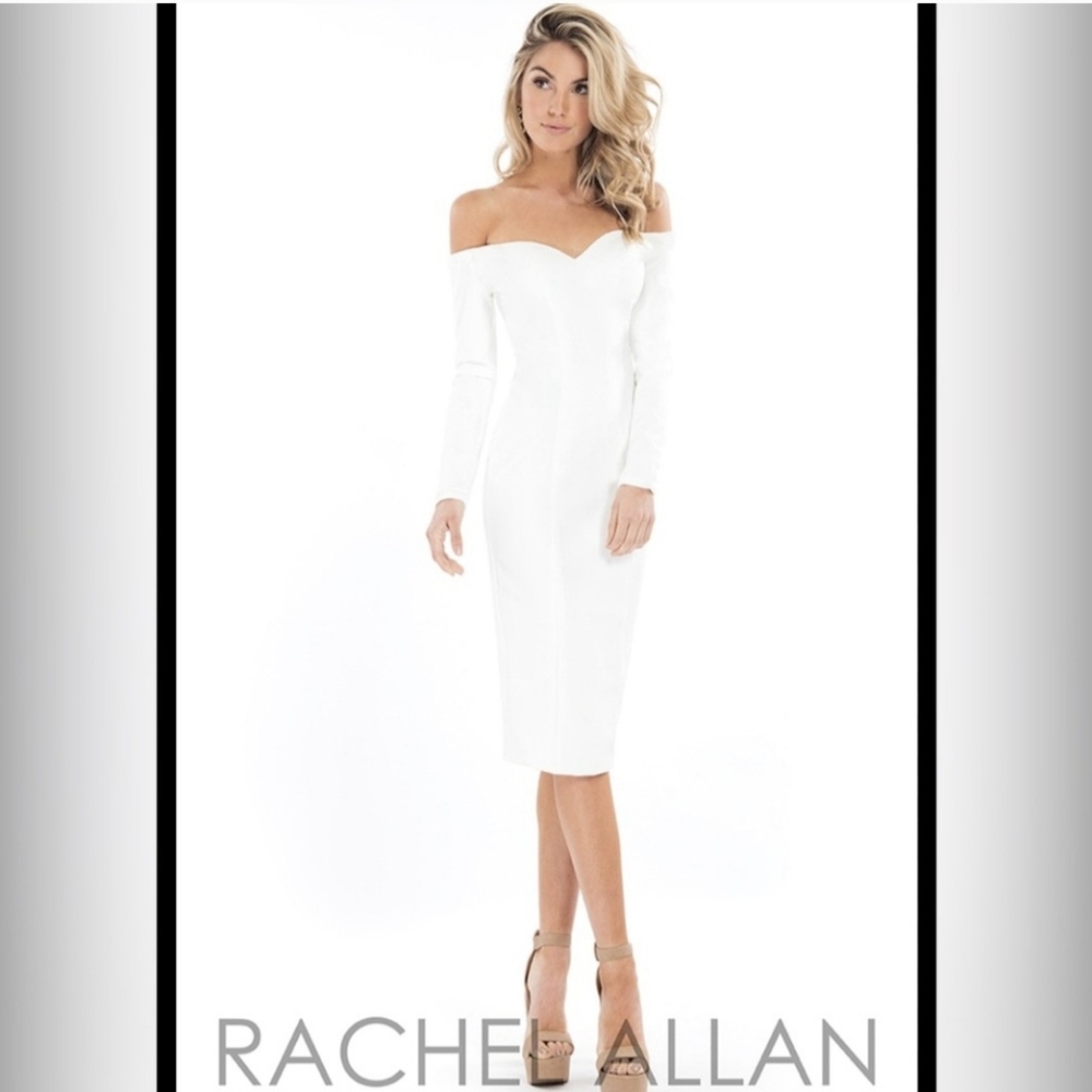 Rachel Allan LBD 1121 White